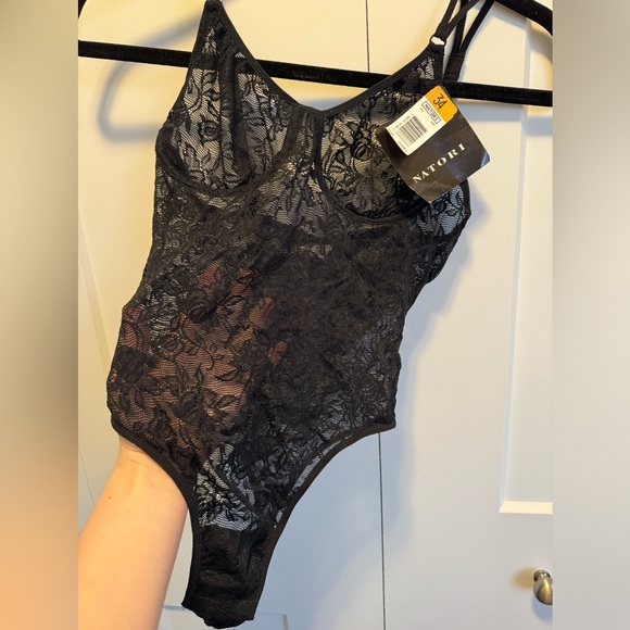 NWT Natori Sheer Lace Bodysuit - Picture 10 of 10